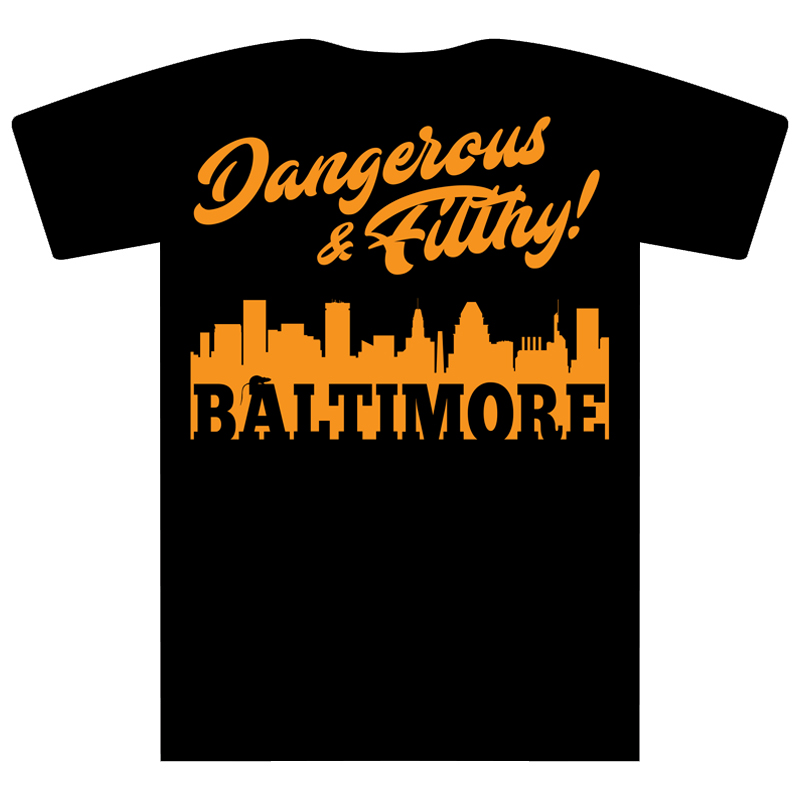 Middle Age Moguls Orange Baltimore Skyline